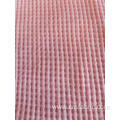 Knitted Cotton Polyester small waffle checks